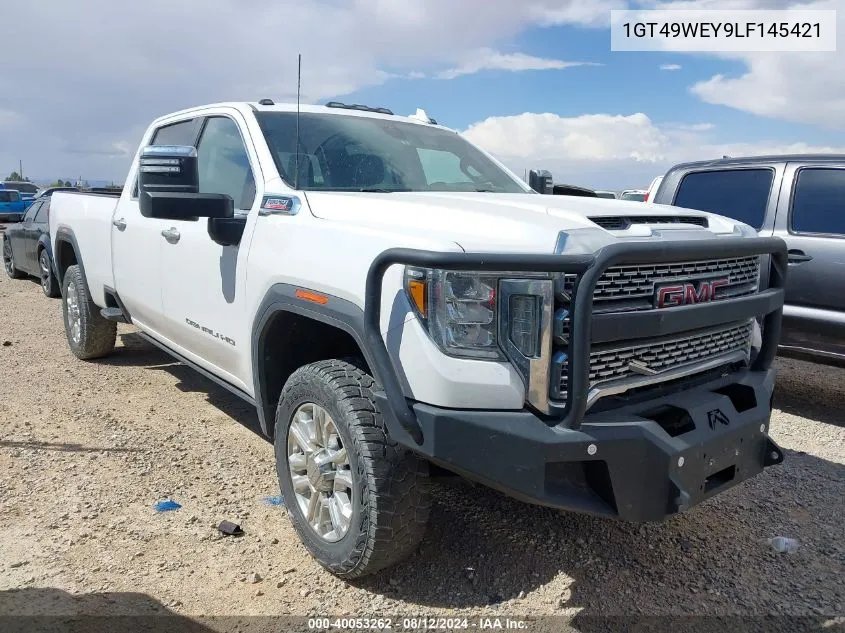 2020 GMC Sierra 3500Hd 4Wd Long Bed Denali VIN: 1GT49WEY9LF145421 Lot: 40053262