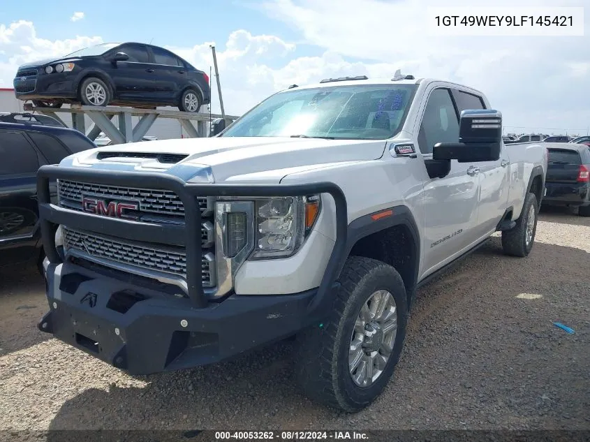 2020 GMC Sierra 3500Hd 4Wd Long Bed Denali VIN: 1GT49WEY9LF145421 Lot: 40053262