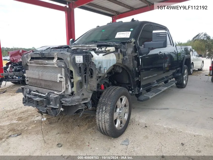 2020 GMC Sierra 3500Hd 4Wd Standard Bed Denali VIN: 1GT49WEY9LF112192 Lot: 40509753