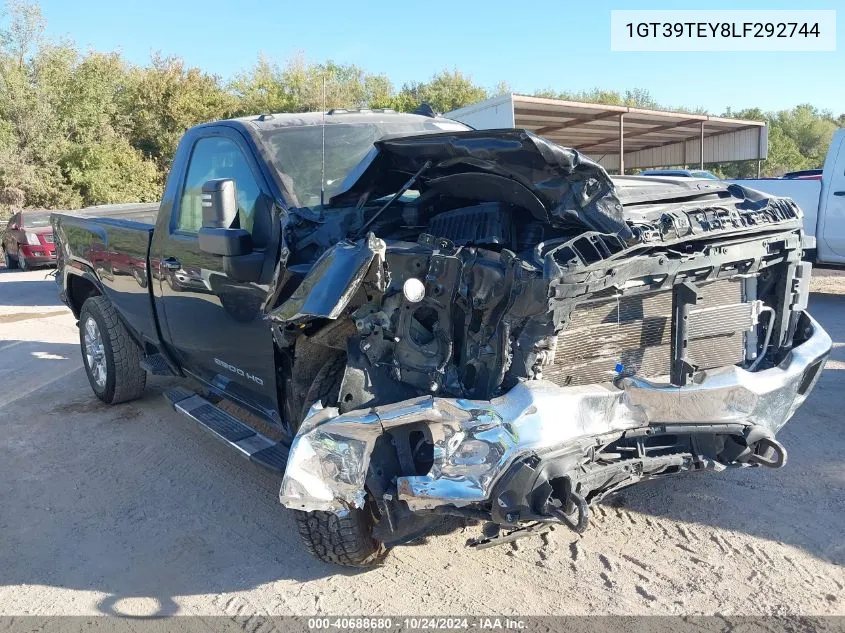 2020 GMC Sierra 3500Hd 4Wd Regular Cab Long Bed Sle VIN: 1GT39TEY8LF292744 Lot: 40688680