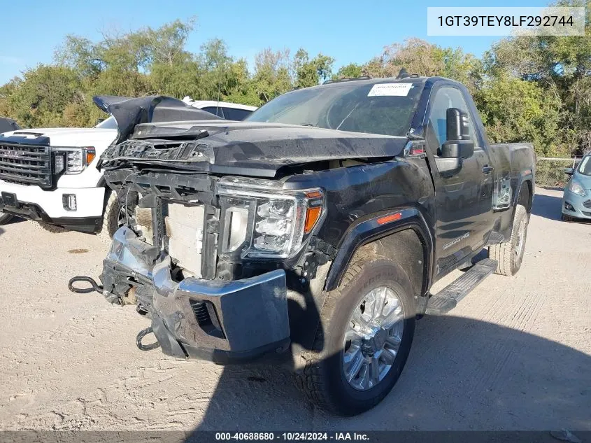 2020 GMC Sierra 3500Hd 4Wd Regular Cab Long Bed Sle VIN: 1GT39TEY8LF292744 Lot: 40688680