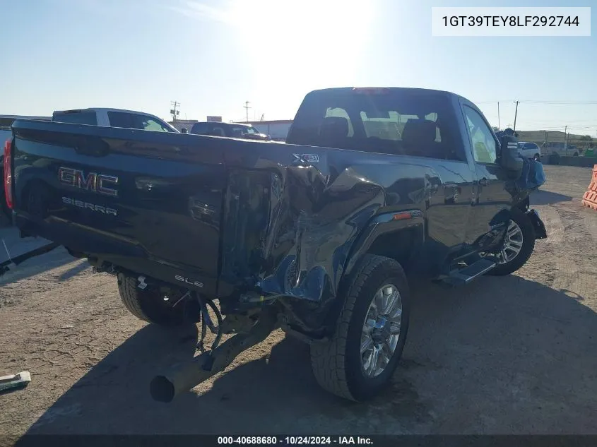 2020 GMC Sierra 3500Hd 4Wd Regular Cab Long Bed Sle VIN: 1GT39TEY8LF292744 Lot: 40688680