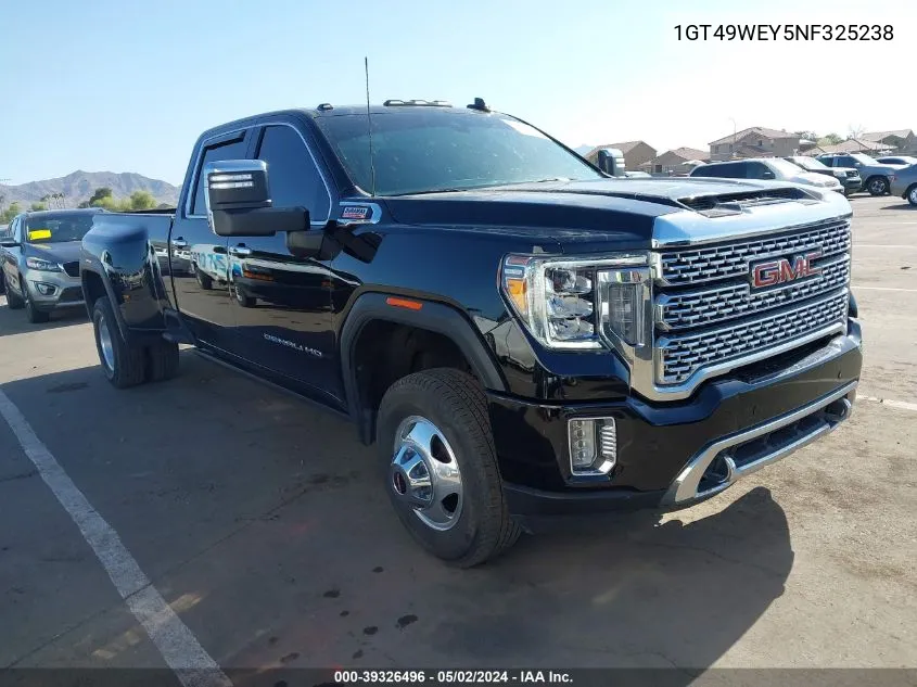 1GT49WEY5NF325238 2022 GMC Sierra 3500Hd 4Wd Long Bed Denali