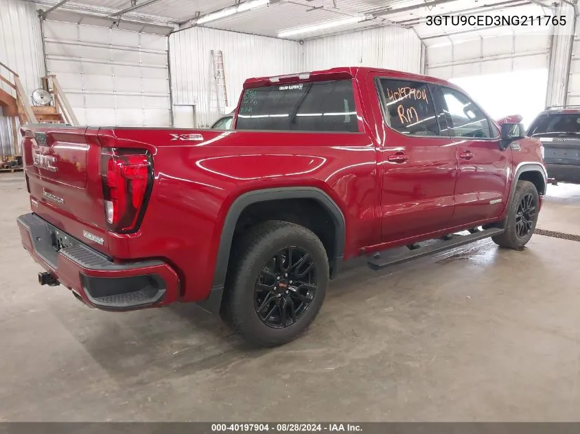 3GTU9CED3NG211765 2022 GMC Sierra 1500 Limited 4Wd Short Box Elevation