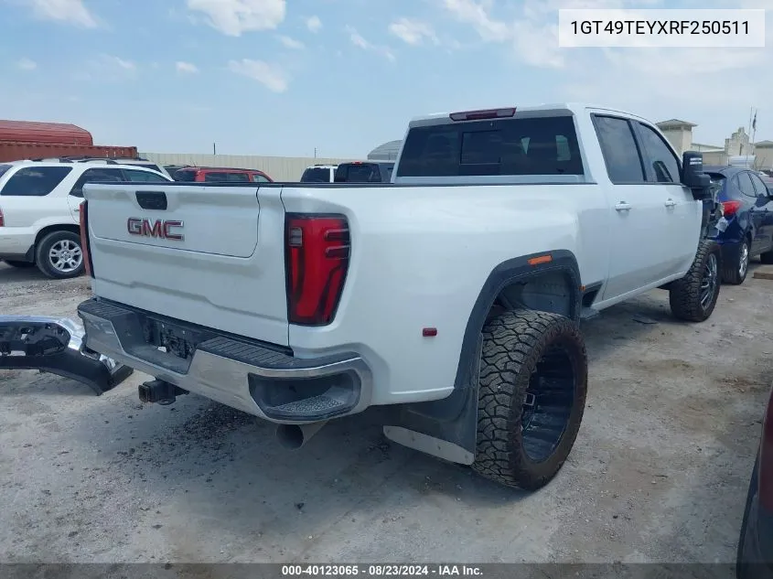 2024 GMC Sierra 3500Hd Sle VIN: 1GT49TEYXRF250511 Lot: 40123065