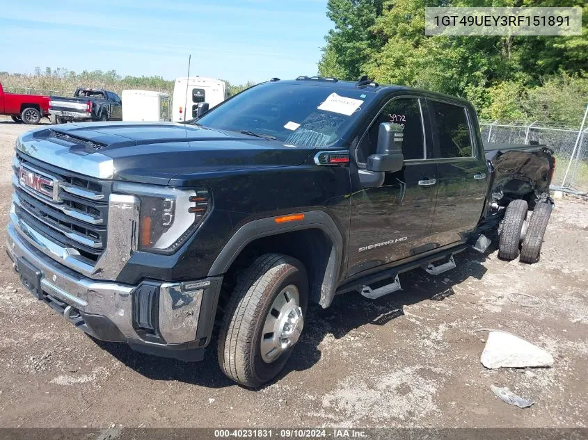 2024 GMC Sierra 3500Hd Slt VIN: 1GT49UEY3RF151891 Lot: 40231831