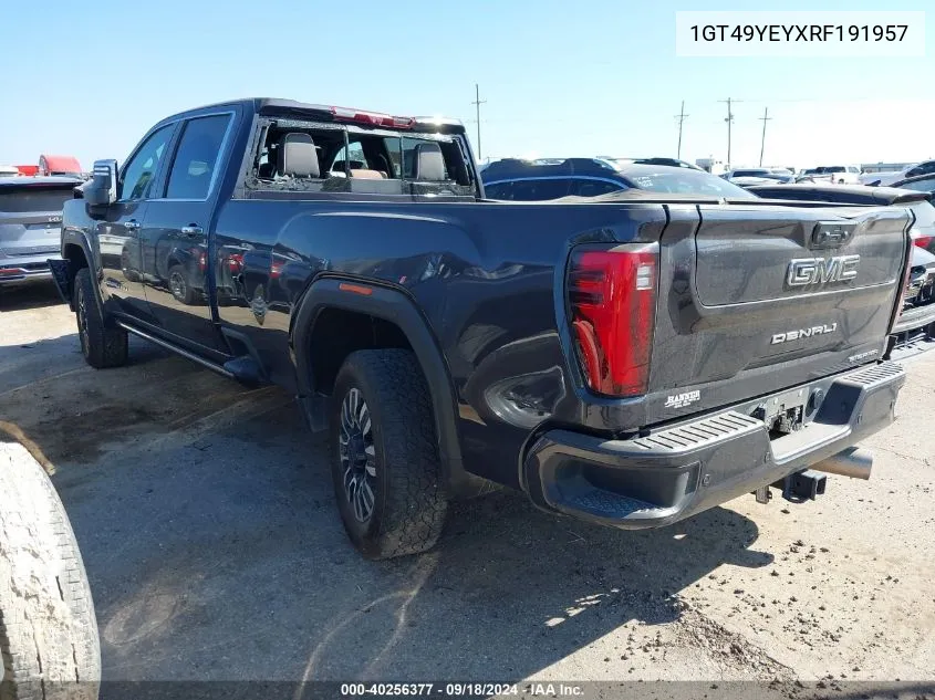 2024 GMC Sierra 3500Hd K3500 Denali Ultimate VIN: 1GT49YEYXRF191957 Lot: 40256377