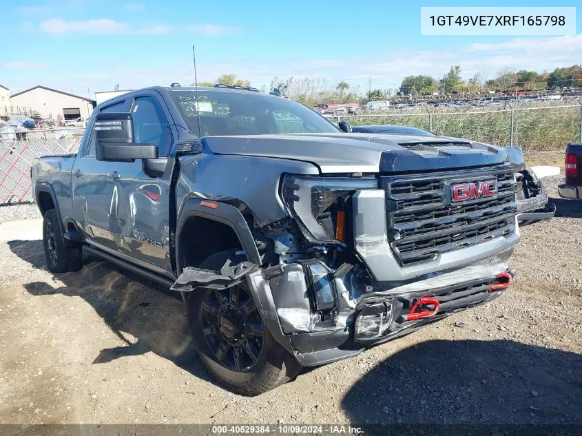 2024 GMC Sierra 3500Hd 4Wd Standard Bed At4 VIN: 1GT49VE7XRF165798 Lot: 40529384