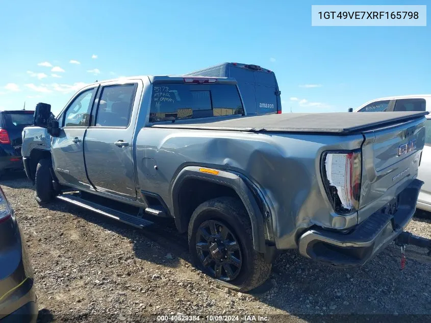 2024 GMC Sierra 3500Hd 4Wd Standard Bed At4 VIN: 1GT49VE7XRF165798 Lot: 40529384