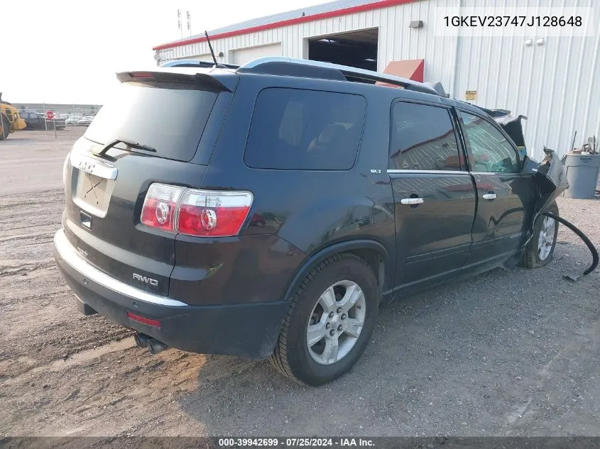 1GKEV23747J128648 2007 GMC Acadia Slt-1