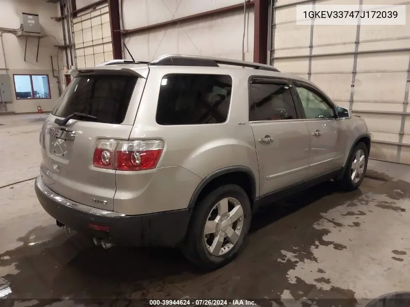 1GKEV33747J172039 2007 GMC Acadia Slt-2