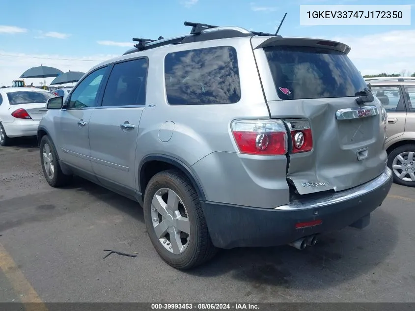 1GKEV33747J172350 2007 GMC Acadia Slt-1