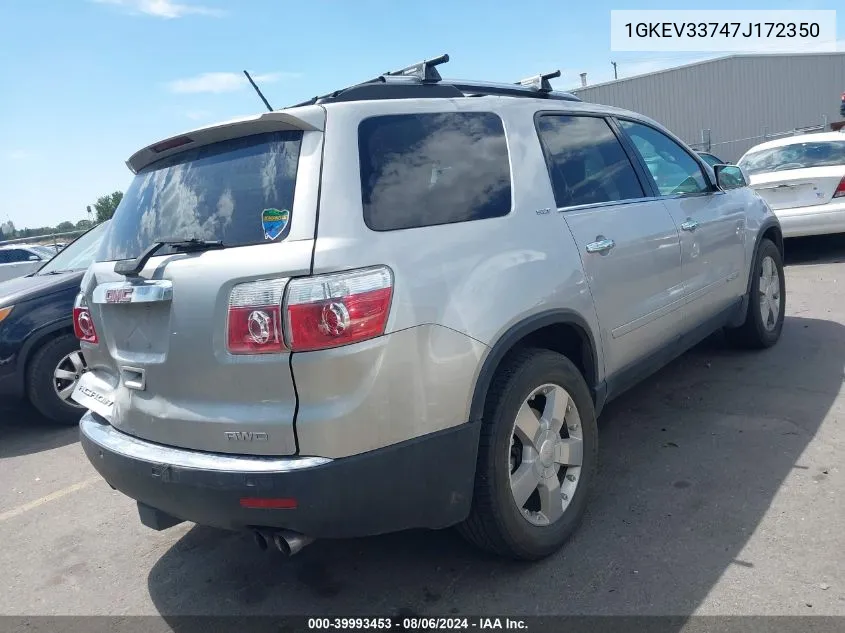 1GKEV33747J172350 2007 GMC Acadia Slt-1