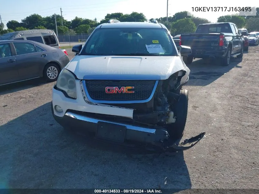 1GKEV13717J163495 2007 GMC Acadia Sle-1