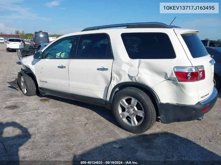 1GKEV13717J163495 2007 GMC Acadia Sle-1