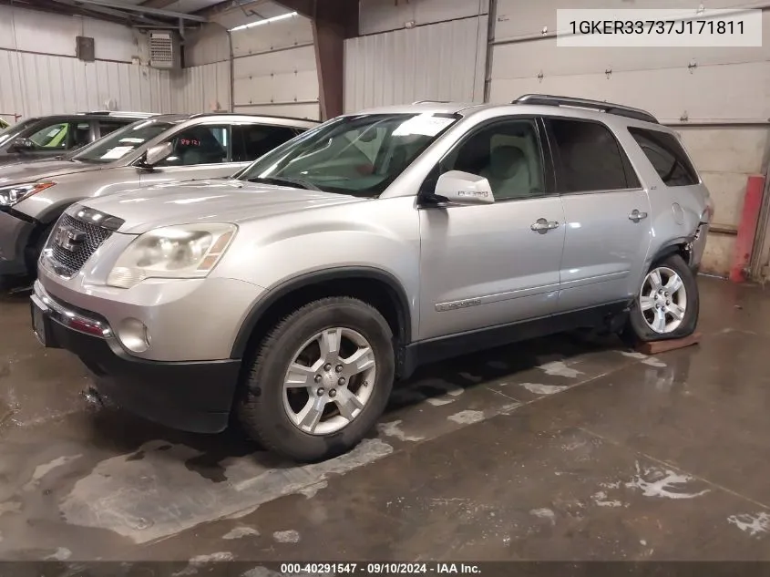 2007 GMC Acadia Slt-1 VIN: 1GKER33737J171811 Lot: 40291547