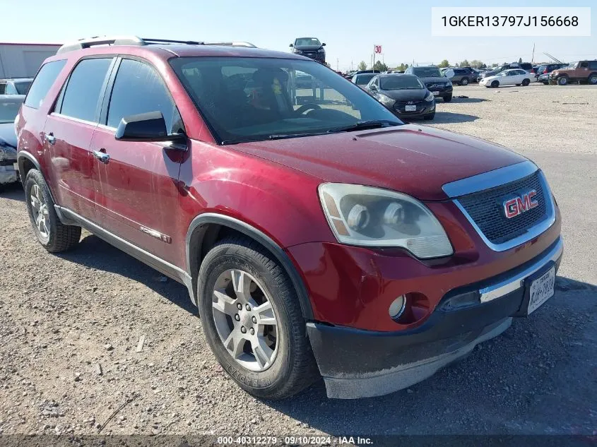 1GKER13797J156668 2007 GMC Acadia Sle-1