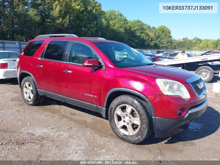 2007 GMC Acadia Slt-1 VIN: 1GKER33737J133091 Lot: 40351490