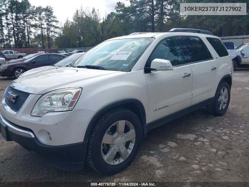 2007 GMC Acadia Slt-1 VIN: 1GKER23737J127902 Lot: 40776720