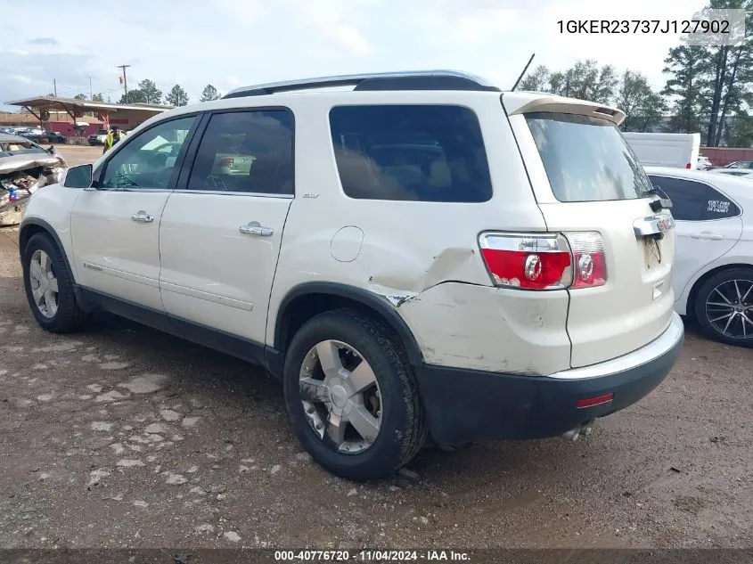 2007 GMC Acadia Slt-1 VIN: 1GKER23737J127902 Lot: 40776720