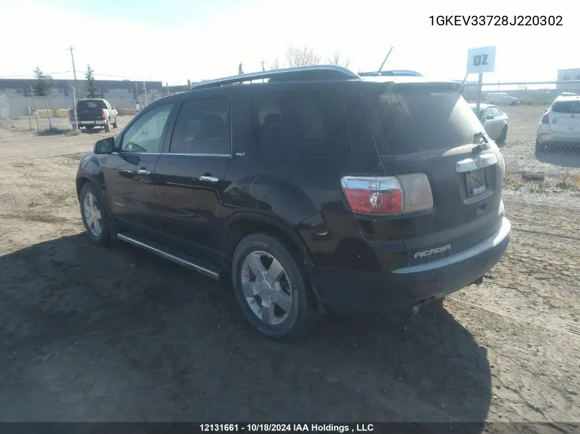 1GKEV33728J220302 2008 GMC Acadia Slt-2