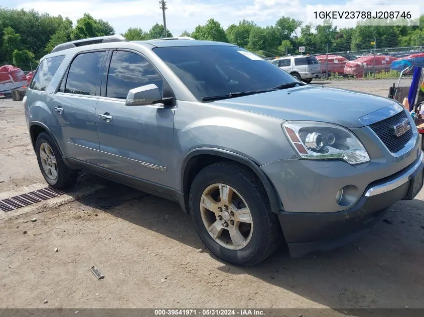 2008 GMC Acadia Slt-1 VIN: 1GKEV23788J208746 Lot: 39541971