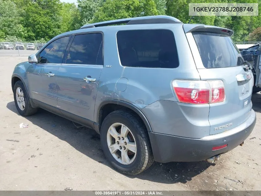 2008 GMC Acadia Slt-1 VIN: 1GKEV23788J208746 Lot: 39541971