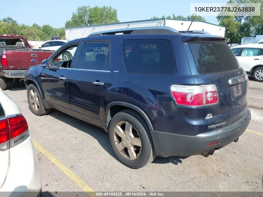 1GKER23778J263838 2008 GMC Acadia Slt-1