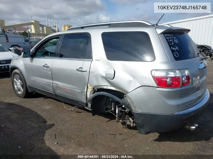 1GKEV23748J165748 2008 GMC Acadia Slt-1