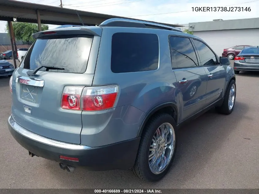 1GKER13738J273146 2008 GMC Acadia Sle-1