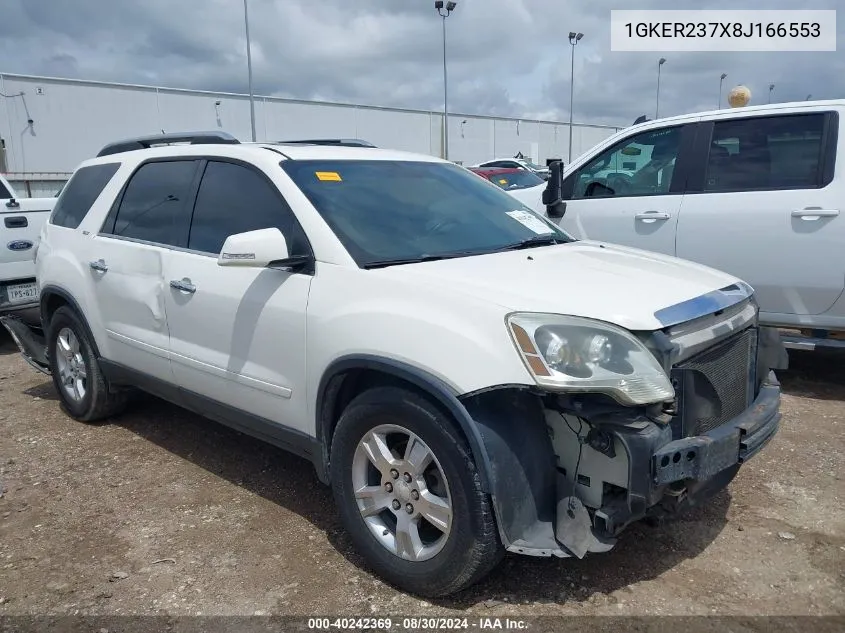 2008 GMC Acadia Slt-1 VIN: 1GKER237X8J166553 Lot: 40242369