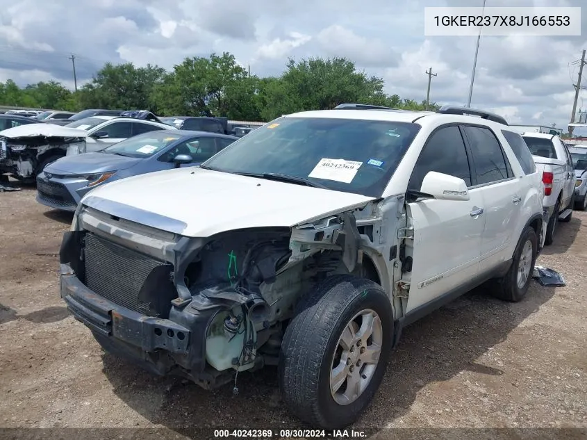 2008 GMC Acadia Slt-1 VIN: 1GKER237X8J166553 Lot: 40242369