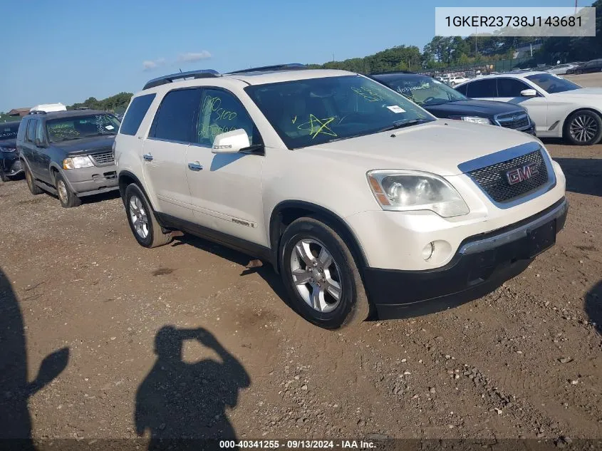 1GKER23738J143681 2008 GMC Acadia Slt-1