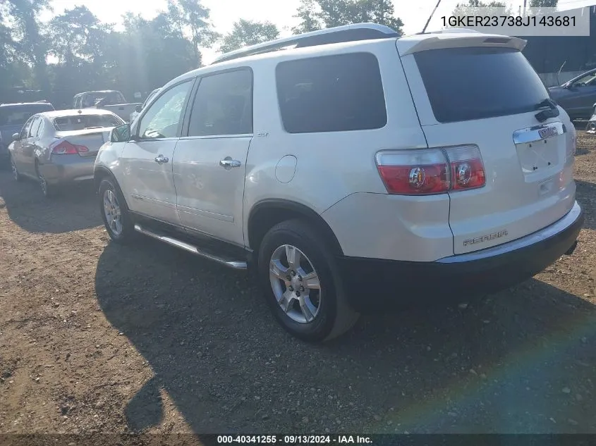 1GKER23738J143681 2008 GMC Acadia Slt-1