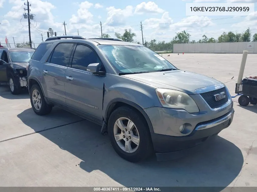 2008 GMC Acadia Slt-1 VIN: 1GKEV23768J290959 Lot: 40367411