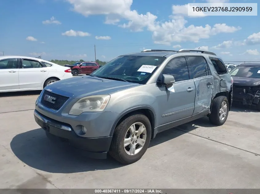 2008 GMC Acadia Slt-1 VIN: 1GKEV23768J290959 Lot: 40367411