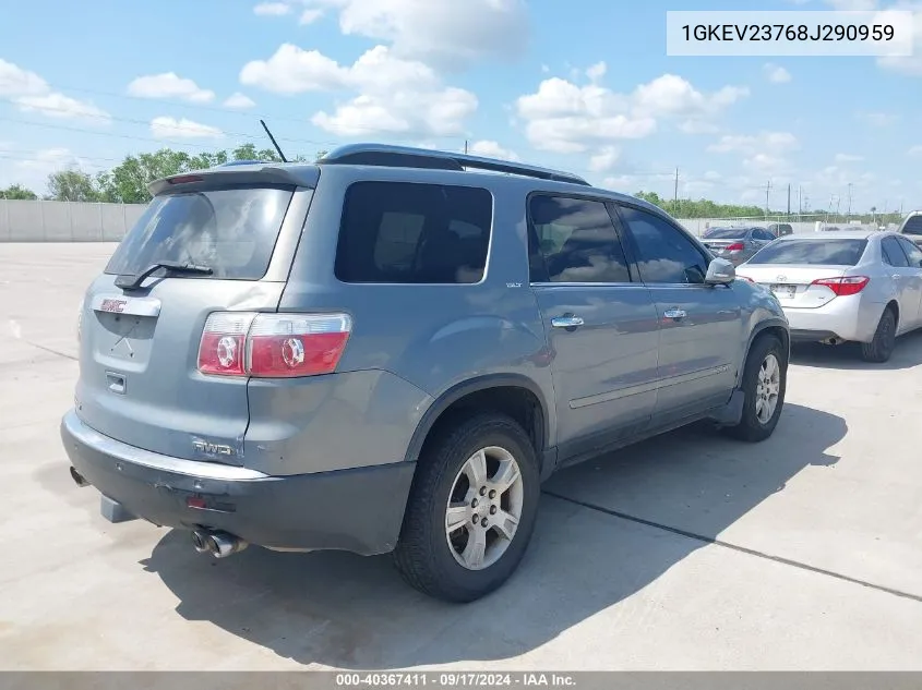 2008 GMC Acadia Slt-1 VIN: 1GKEV23768J290959 Lot: 40367411