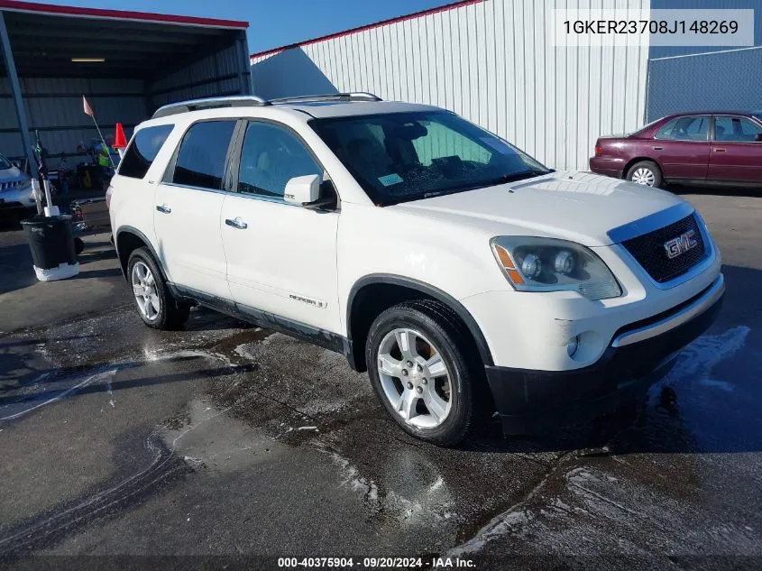 2008 GMC Acadia Slt-1 VIN: 1GKER23708J148269 Lot: 40375904