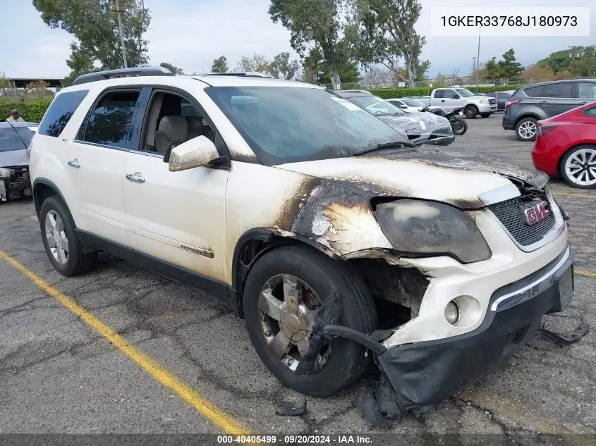 2008 GMC Acadia Slt-2 VIN: 1GKER33768J180973 Lot: 40405499