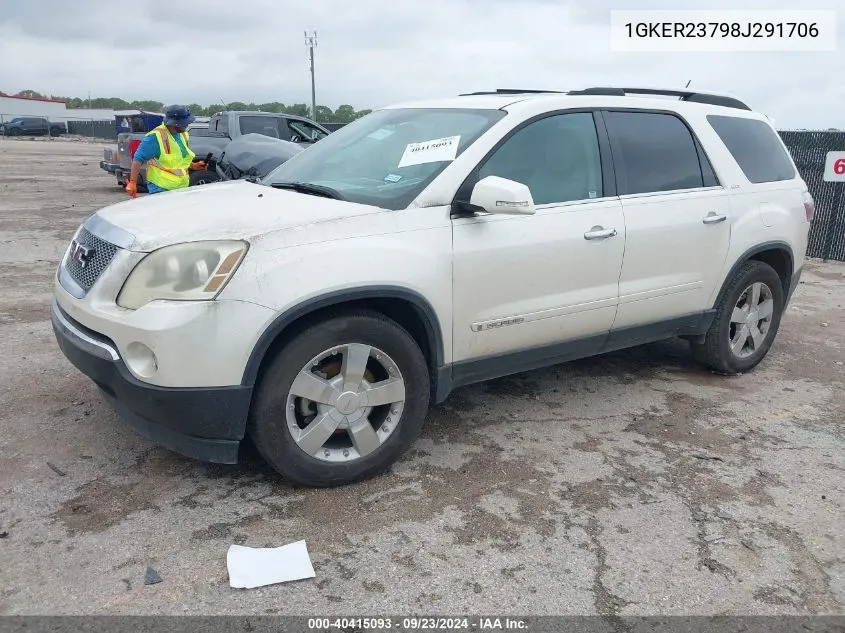 2008 GMC Acadia Slt-1 VIN: 1GKER23798J291706 Lot: 40415093