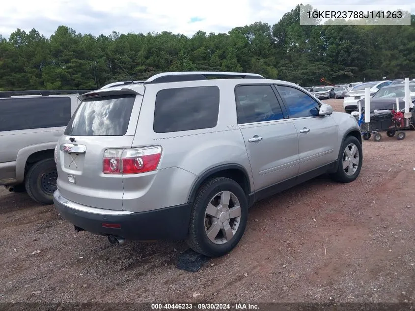 2008 GMC Acadia Slt-1 VIN: 1GKER23788J141263 Lot: 40446233