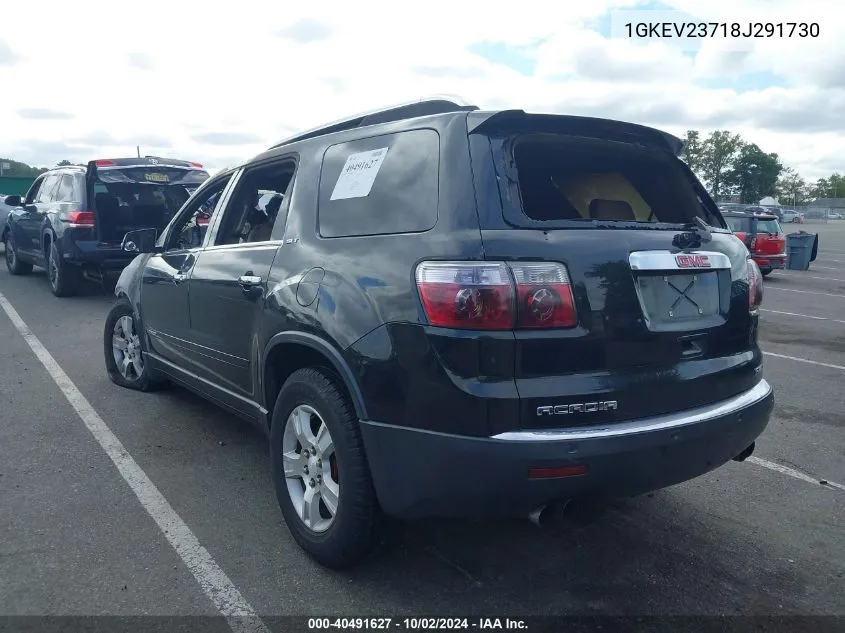 2008 GMC Acadia Slt-1 VIN: 1GKEV23718J291730 Lot: 40491627