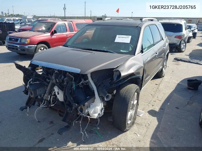 2008 GMC Acadia Slt-1 VIN: 1GKER23728J205765 Lot: 40509157