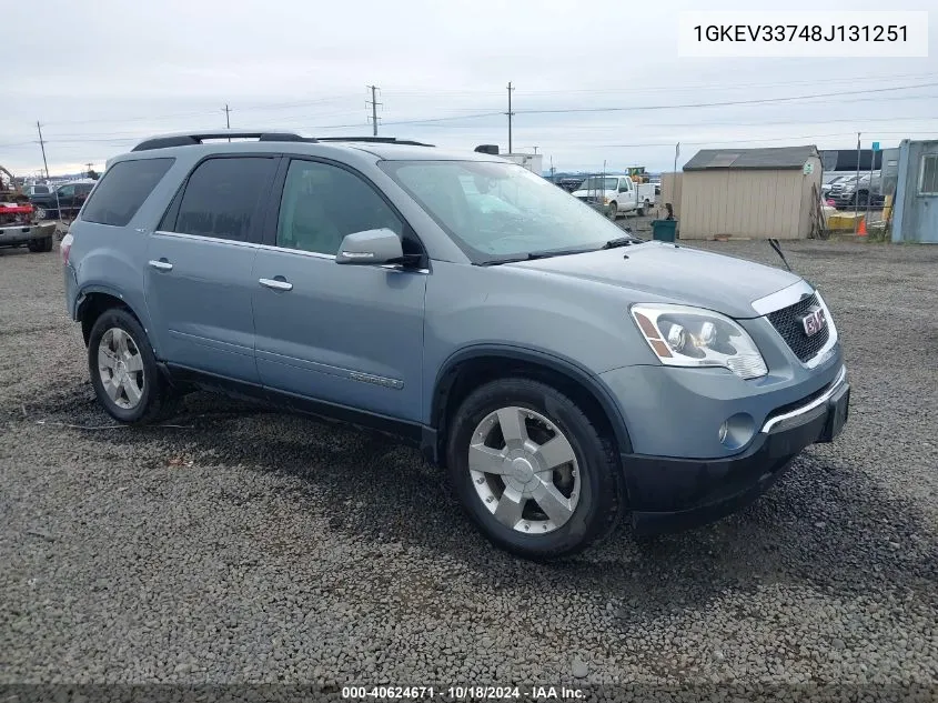 1GKEV33748J131251 2008 GMC Acadia Slt-2