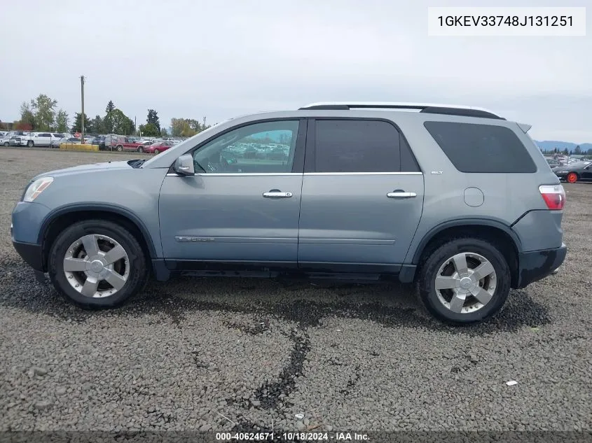 1GKEV33748J131251 2008 GMC Acadia Slt-2