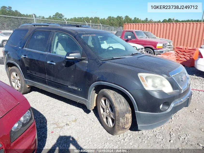 1GKER23738J249712 2008 GMC Acadia Slt-1