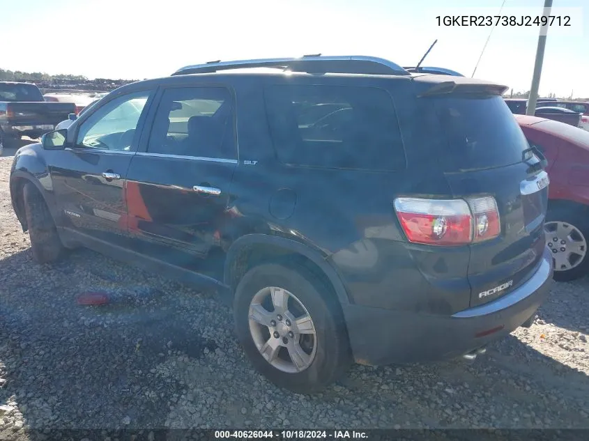 1GKER23738J249712 2008 GMC Acadia Slt-1