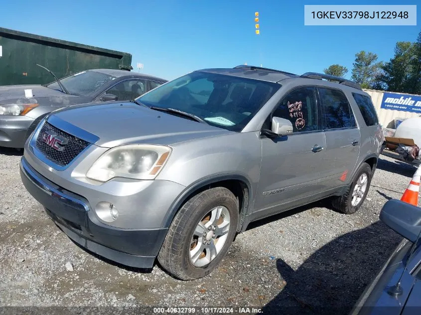 1GKEV33798J122948 2008 GMC Acadia Slt-2