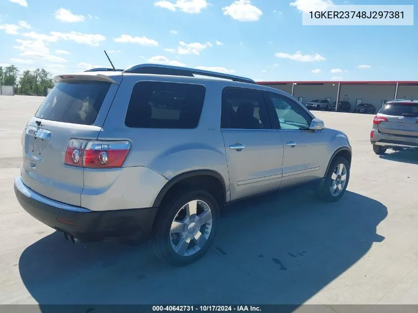 1GKER23748J297381 2008 GMC Acadia Slt-1