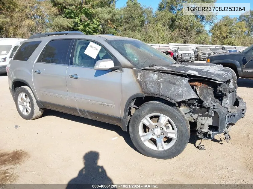 1GKER23708J253264 2008 GMC Acadia Slt-1